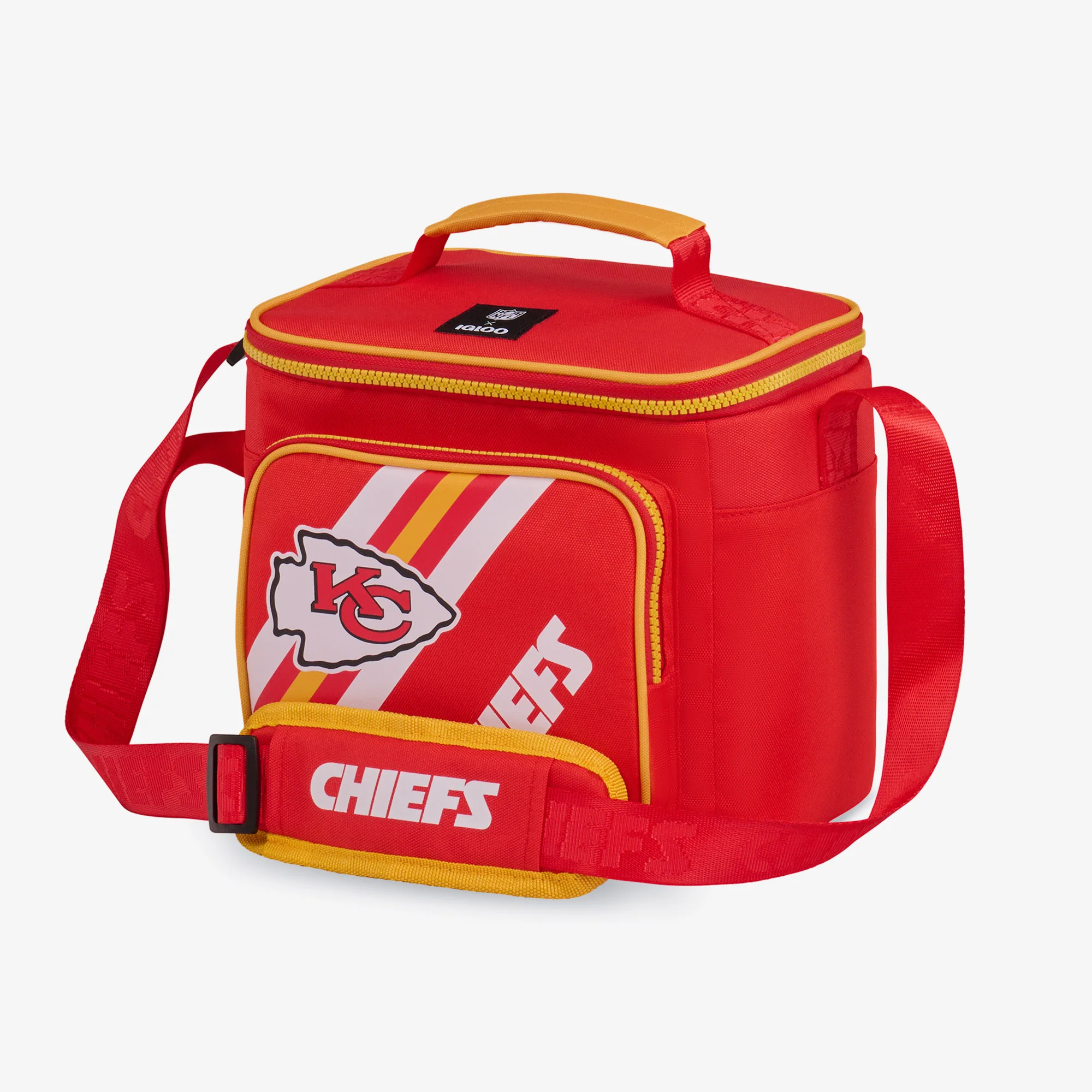Kansas City Chiefs Square Lunch Cooler Bag - Image 2