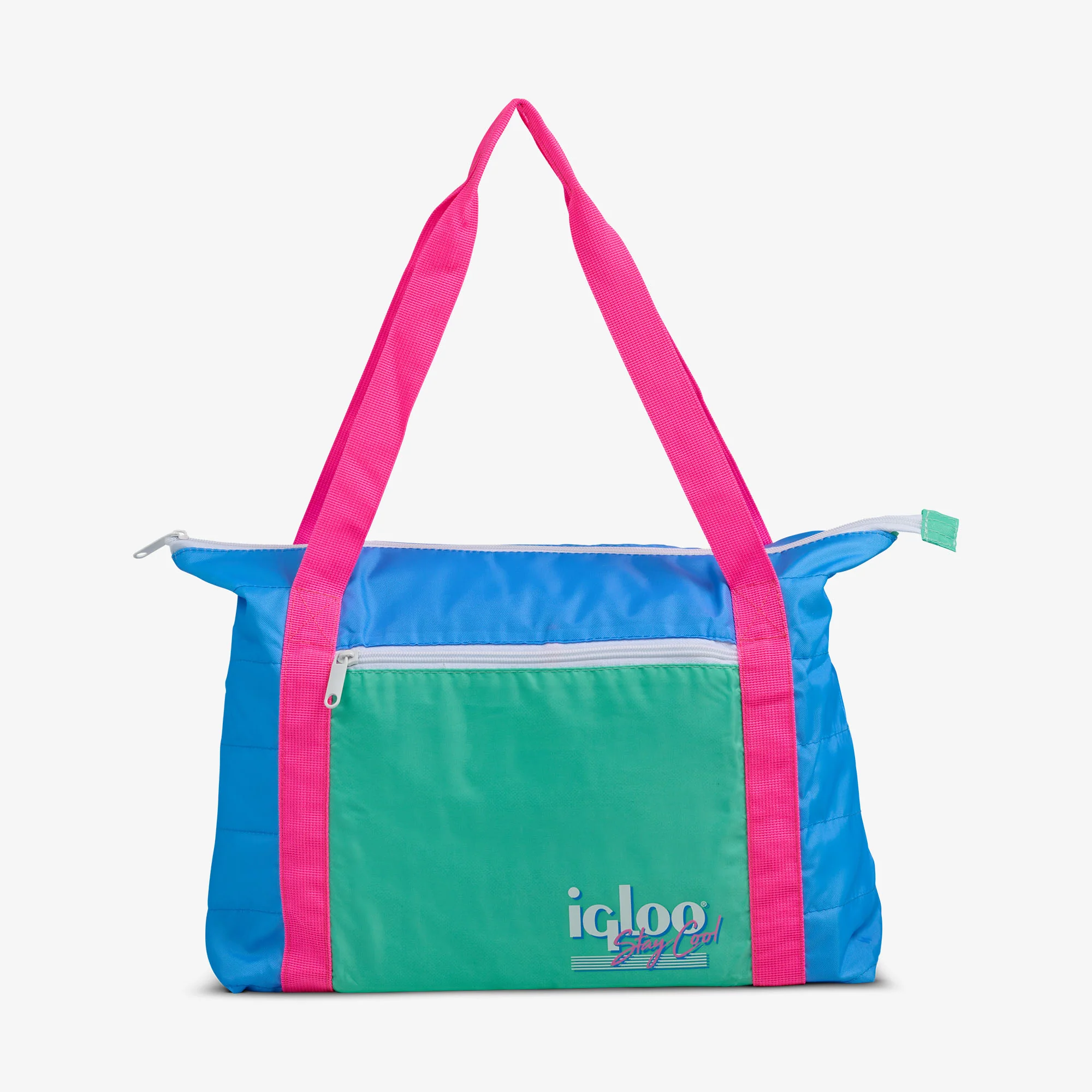 Retro Packable Puffer 20-Can Cooler Bag - Image 11